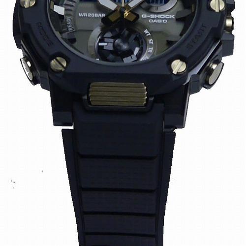 G-SHOCK G-STEEL Bluetooth搭載 ブラック ゴールド GST-B300B-1AJF ソーラー腕時計 カーボンコアガード構造｜kawashima｜05