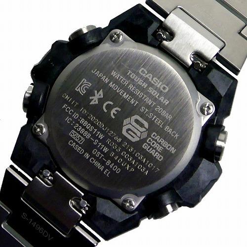 G-SHOCK CASIO G-STEEL GST-B400AD-1A4JF ソーラー腕時計 カーボン