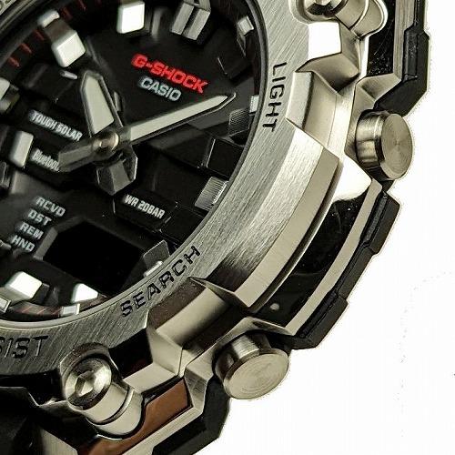 G-SHOCK G-STEEL最薄 小型 GST-B600-1AJF ソーラー腕時計 カーボン