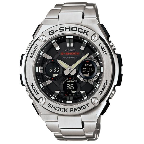 G-SHOCK GST-W110D-1AJF Gスチール バンド調整無料 電波ソーラー腕時計 国内正規品
