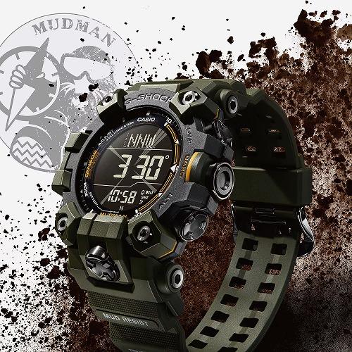 G-SHOCK カシオ Gショック マッドマン GW-9500-3JF 電波ソーラー 高度