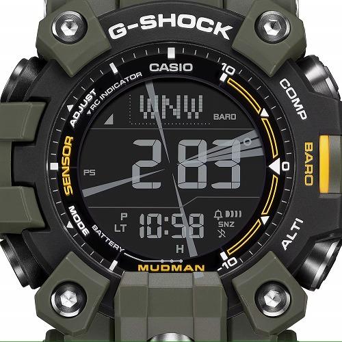 G-SHOCK カシオ Gショック マッドマン GW-9500-3JF 電波ソーラー 高度