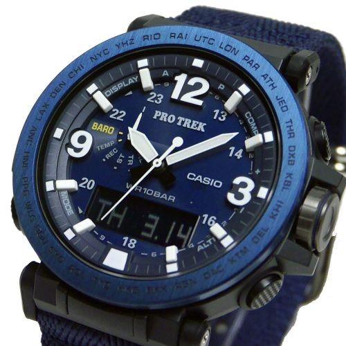 PRO TREK CASIO PROTREK ネイビーブルー ソーラー腕時計 PRG-600YB-2JF