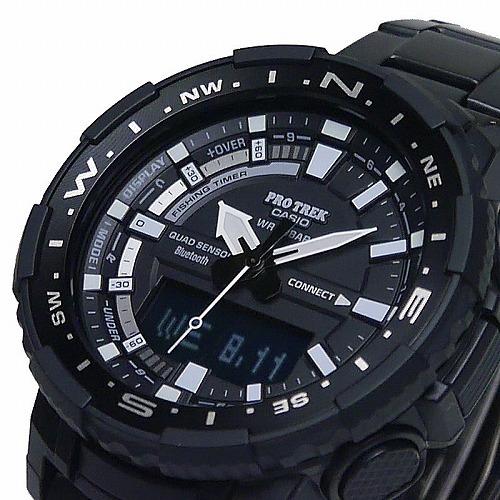 PRO TREK CASIO スマートフォンリンク アナログ・デジタル 腕時計 PRT