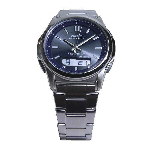 WAVE（CASIO） CASIO ウェーブセプター 電波ソーラー メタルバンド WVA