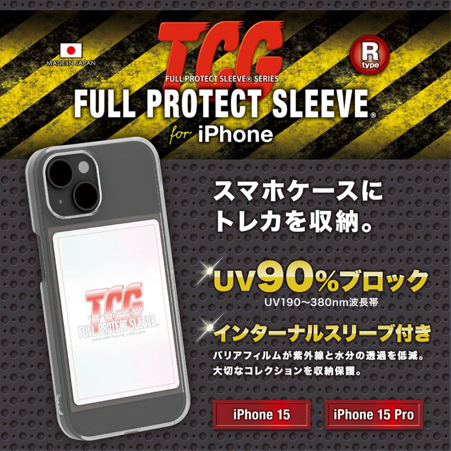河島製作所 フルプロテクトスリーブ for iPhone トレカ専用 クリア