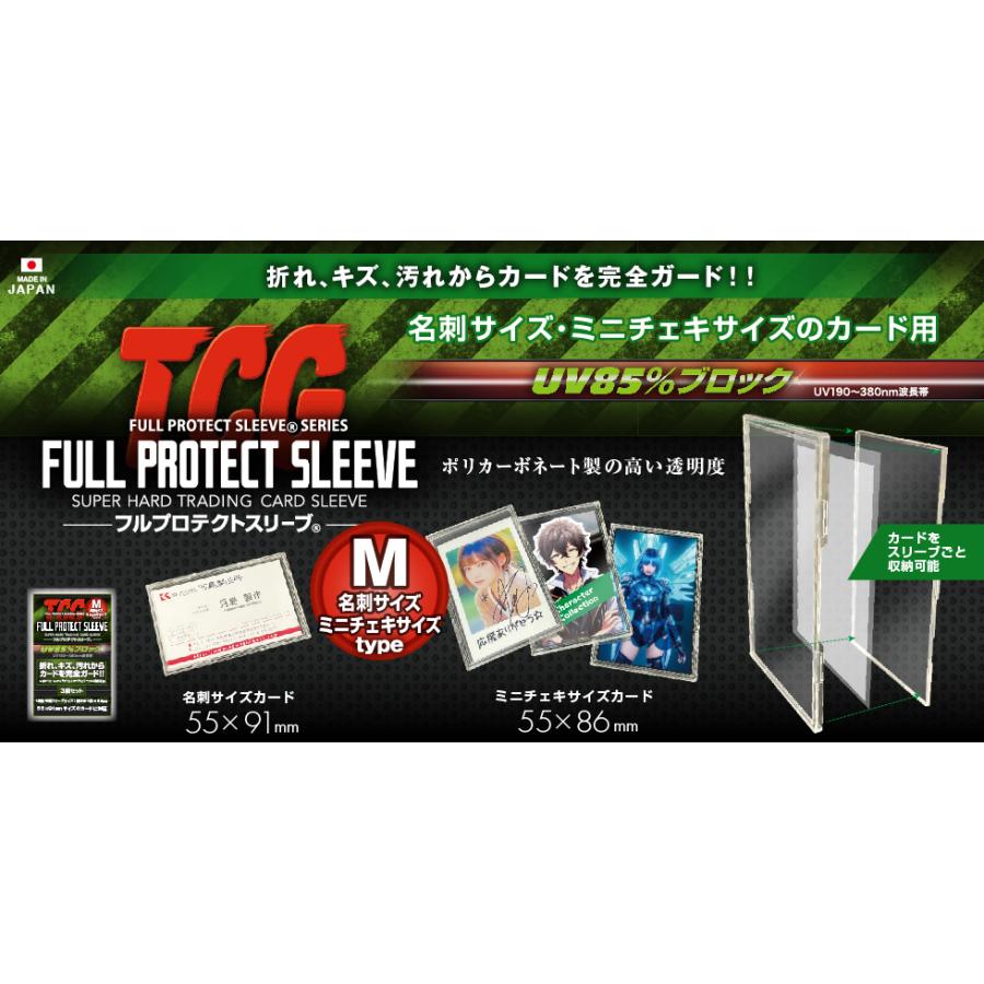 河島製作所 フルプロテクトスリーブ 名刺・ミニチェキサイズ (3枚組×5