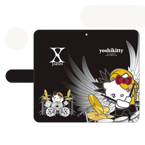 各機種対応「Yoshikitty」手帳型 スマホカバー カッコ