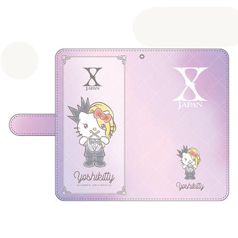 各機種対応「Yoshikitty」手帳型 スマホカバー カッコ