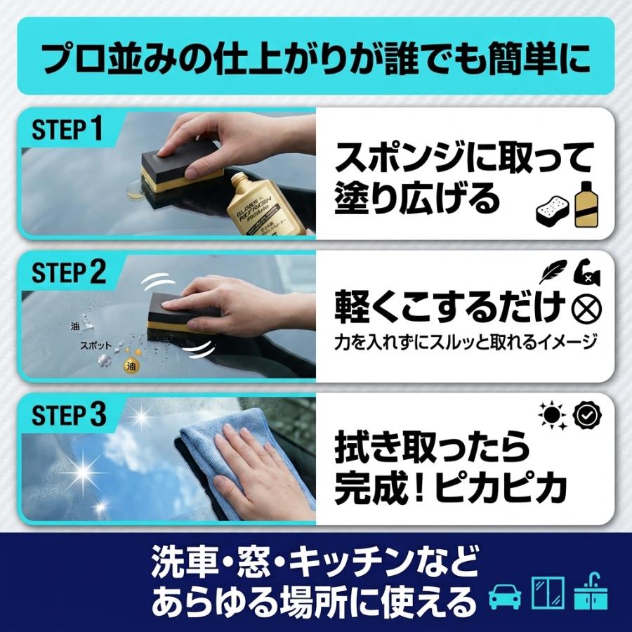 ソフト99 Soft99 ウォータースポット強力除去 ガラスリフレッシュ
