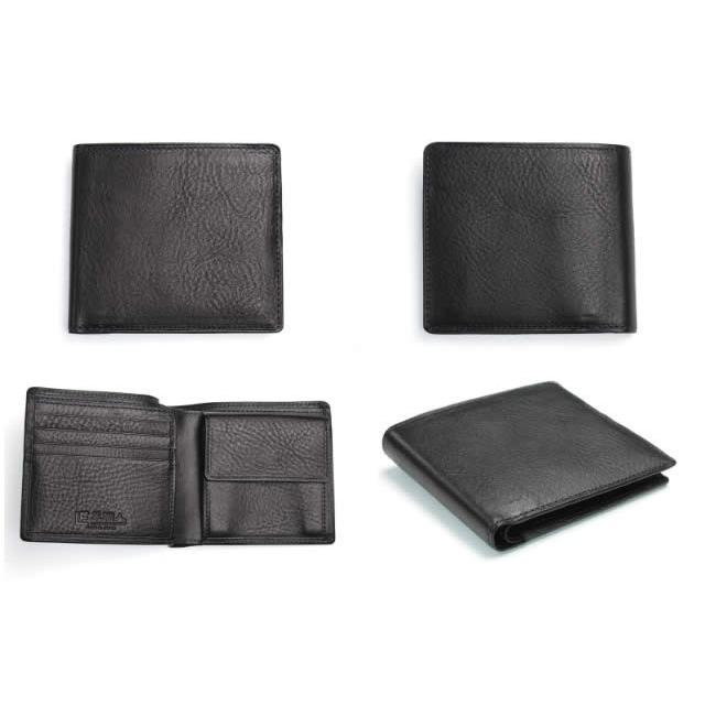 革職人 LEATHER FACTORY 【デッドストック】二つ折り財布メンズ 本革