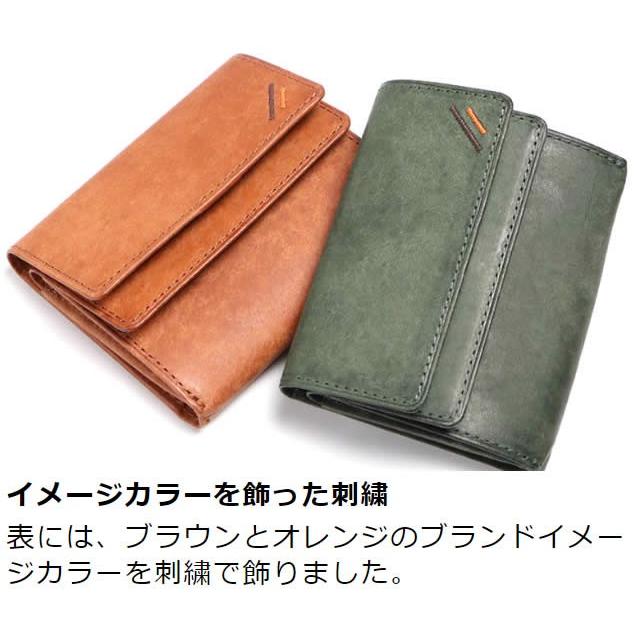 革職人 LEATHER FACTORY ミニ財布 メンズ 小さい 小型 コンパクト 三