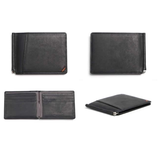 革職人 LEATHER FACTORY マネークリップ 本革 札ばさみ メンズ