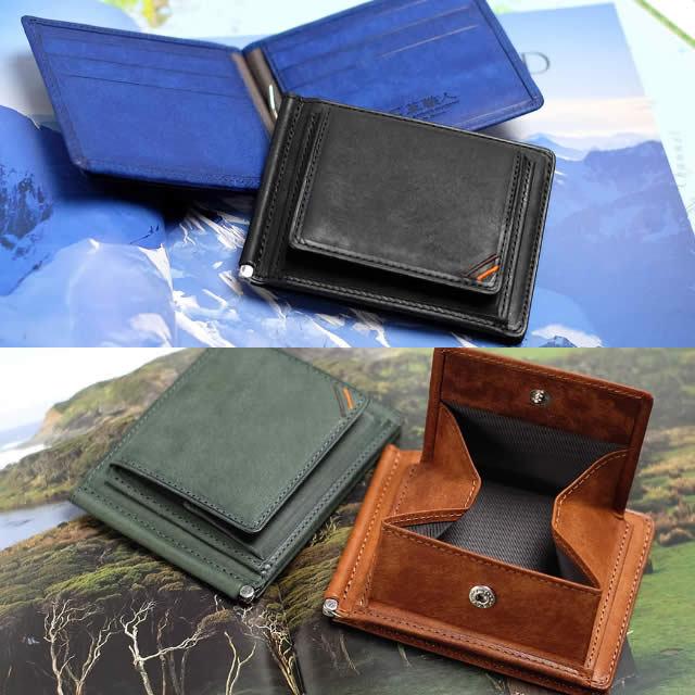 革職人 LEATHER FACTORY マネークリップ 小銭入れ付き 本革 札ば 革職人 LEATHER FACTORY マネークリップ 小銭入れ付き 本革 札ば