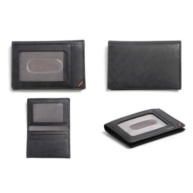 革職人 LEATHER FACTORY パスケース 定期入れ 二つ折り 窓付き メンズ