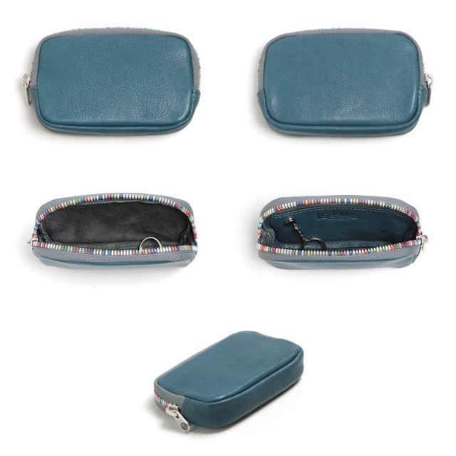 本革ライザーポーチ(ブラック) RESTOCK】MUZE -【LEATHER SPRING POUCH(BLACK)】ミューズ