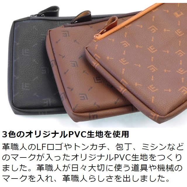 モバイルアクセサリーポーチ メンズ レディース 日本製 ファスナー ケーブル収納 バッテリー収納 革職人 Signature シグネチャー |  | 12