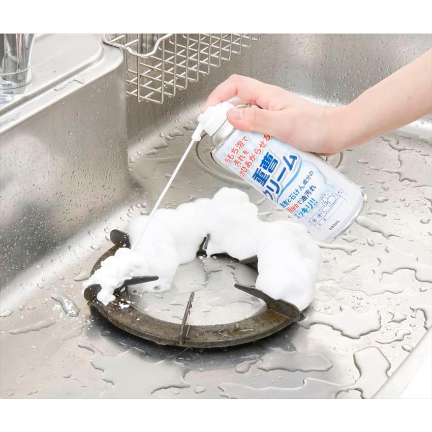 重曹クリーム キッチン 油汚れ 生臭さ 泡洗浄 スプレー 重曹 石けん 日本製 ラッピング対象外 1223 キッチン用品雑貨の川端滝三郎商店 通販 Yahoo ショッピング