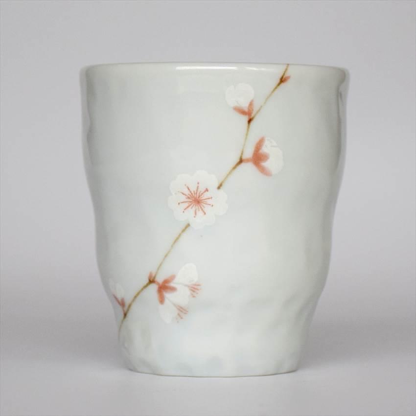 湯呑み 青磁和花 径8.8×8.8cm 美濃焼 コップ 陶器 酒器 日本製 キッチン用品