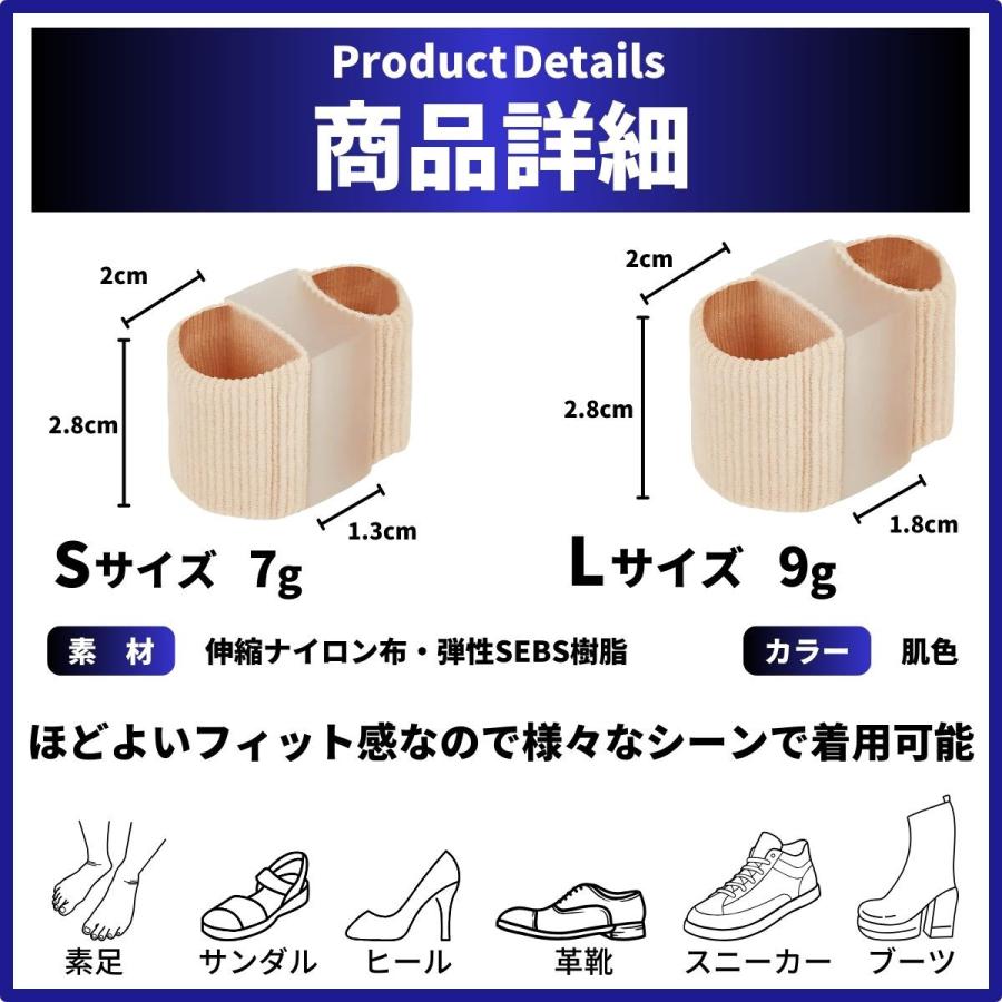 外反母趾サポーター 外反母趾 内反小趾 サポーター 足指 広げる グッズ
