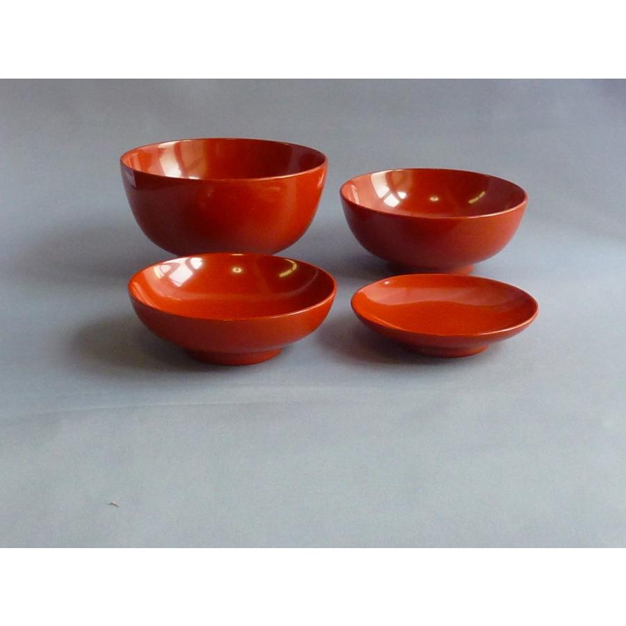 4つ椀洗朱 : 川連漆器アウトレット - 通販 - Yahoo!ショッピング