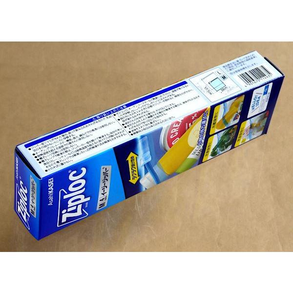 ジップロック イージージッパー Mサイズ 4枚入 : 100円雑貨