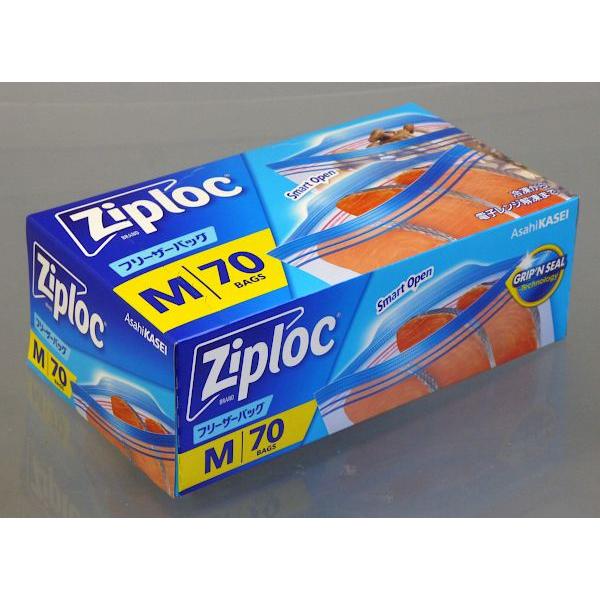 ジップロック フリーザーバッグ M 70枚入 : 100円雑貨&日用品卸-BABABA