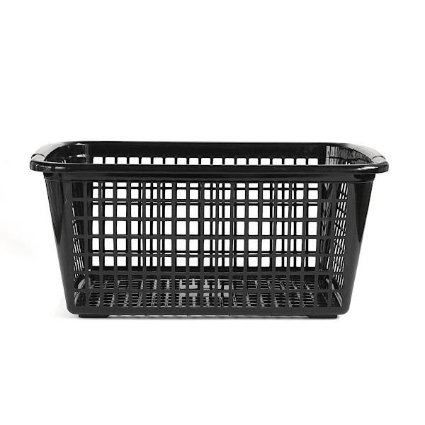 バスケット A4サイズ収納可 40×30×高さ17．5cm ブラック