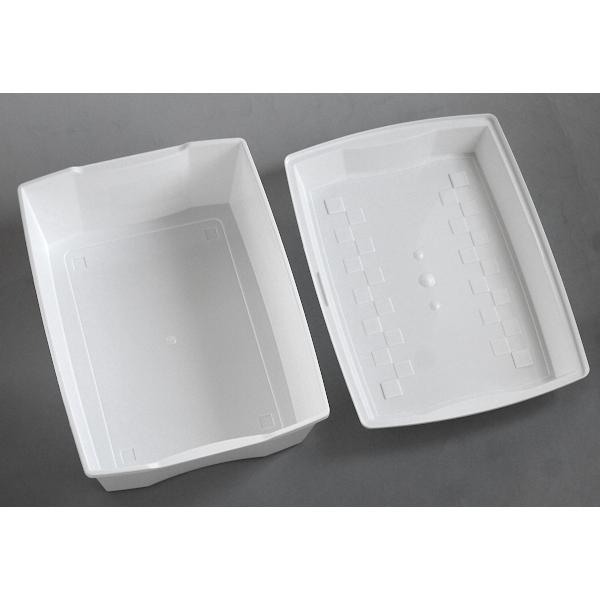 収納ケース フタ付 深型 ホワイト 33．3×24．8×高さ14．8cm
