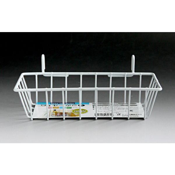 カゴ フック付 ワイヤーネット 幅21.5cm Aタイプ (100円ショップ 100