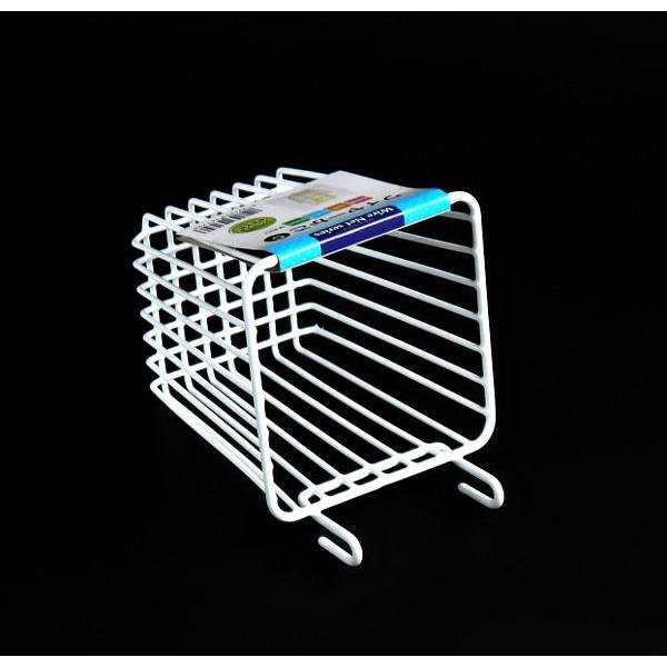 カゴ フック付 ワイヤーネット 高さ12.8cm Cタイプ (100円ショップ