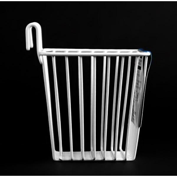 カゴ フック付 ワイヤーネット 高さ12.8cm Cタイプ (100円ショップ