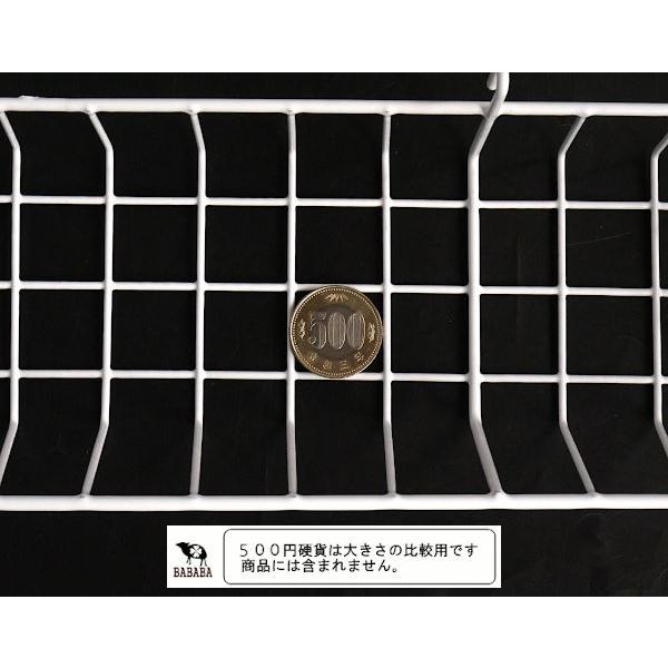 ワイヤーラック Gタイプ Wire Net series 39×12×高さ6.5cm : 100円雑貨
