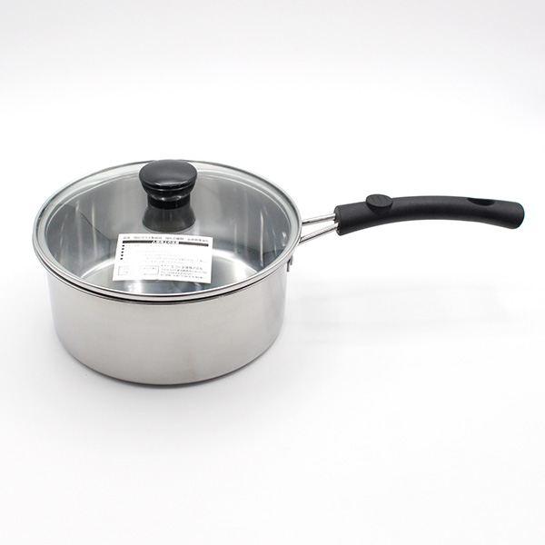 新品】ラ・べットラ ステンレス片手鍋 16cm ガラス蓋付き ラベットラ