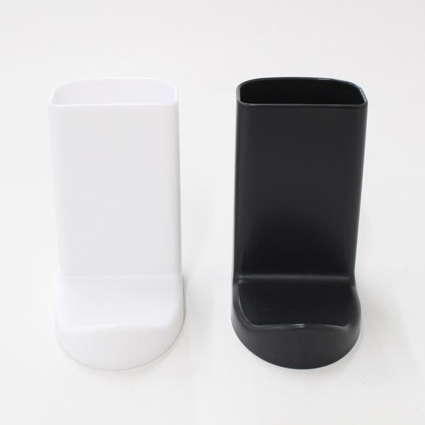 スマホ&ペンスタンド 一体型 6×9.5×高さ9.9cm ［色指定不可］ (100円