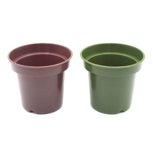 植木鉢 排水穴付き 3個入 ［色指定不可］ (100円ショップ 100円均一