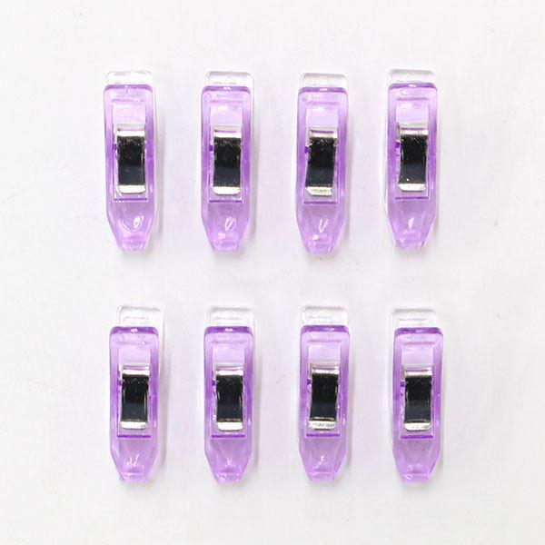 手芸クリップ 小(1.4×2.7×0.7cm) 8個入 (100円ショップ 100円均一 100