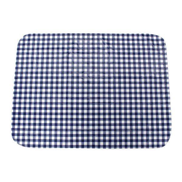 テーブルクロス チェック ネイビー 140×100cm (100円ショップ 100円