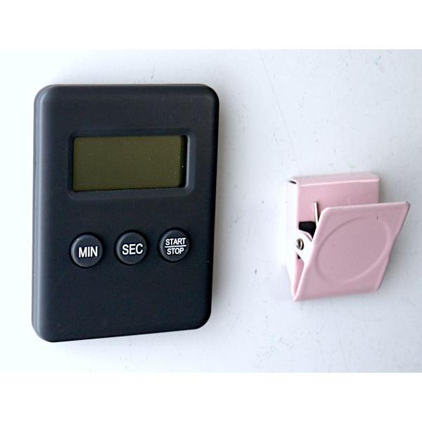 キッチンタイマー MONOTONE ［色指定不可］ (100円ショップ 100円均一