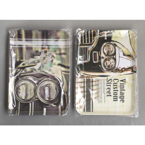 トレー ビンテージ 30.5×21.5cm ［色柄指定不可］ (100円ショップ 100