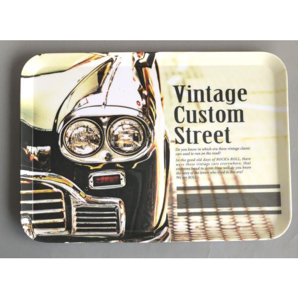 トレー ビンテージ 30.5×21.5cm ［色柄指定不可］ (100円ショップ 100