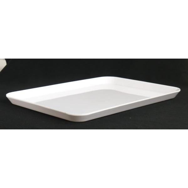 メラミントレー ホワイト 30.5×21.5cm : 100円雑貨&日用品卸-BABABA 