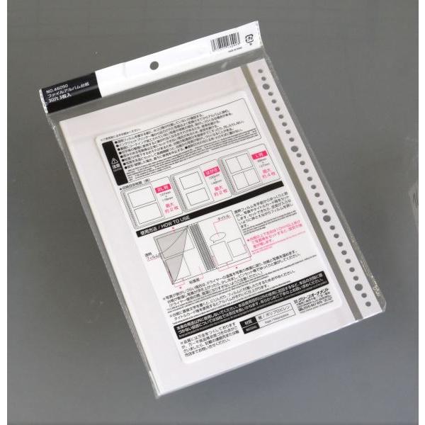 ファイルアルバム台紙 30穴 3枚入 (100円ショップ 100円均一 100均一