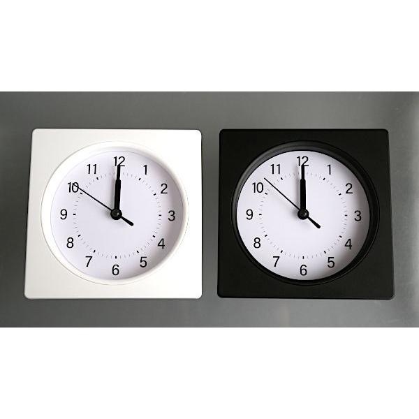 掛け時計 SQ mono 15×15cm ［色指定不可］ : 100円雑貨&日用品卸