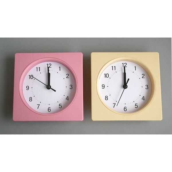 掛け時計 SQ color 15×15cm ［色指定不可］ : 100円雑貨&日用品卸