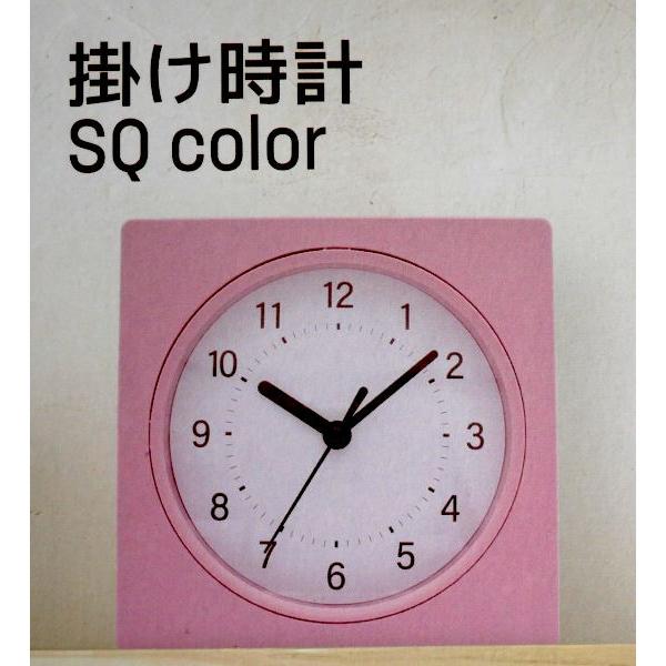 掛け時計 SQ color 15×15cm ［色指定不可］ : 100円雑貨&日用品卸