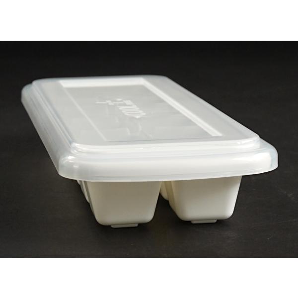 製氷皿 フタ付 レギュラータイプ 12個取 (100円ショップ 100円均一 100