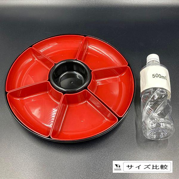 【お値下げ】プラスチック  御膳  10枚  未使用 手巻き御膳 しゃもじ付き 直径31.9×高さ7.1cm : 100円雑貨&日用品卸