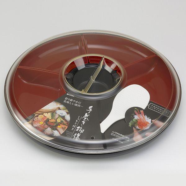 手巻き御膳 しゃもじ付き 直径31.9×高さ7.1cm : 100円雑貨&日用品卸