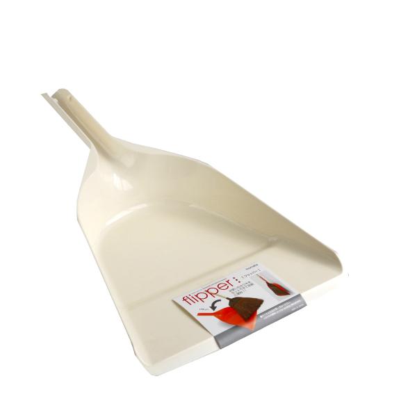ちりとり ホワイト 全長40cm フリッパー (100円ショップ 100円均一 100均一 100均) :2INM61004:100円雑貨&日用品卸-BABABA - 通販 - Yahoo!ショッピング